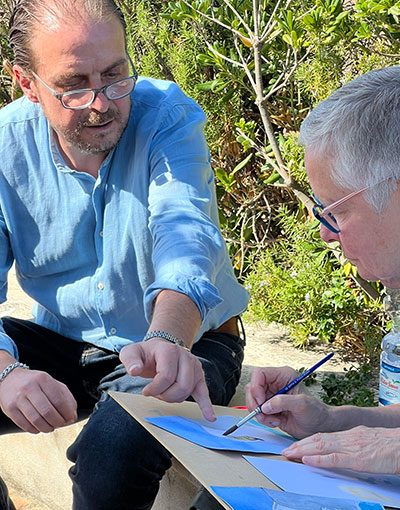 Watercolor Painting Classes in Tropea