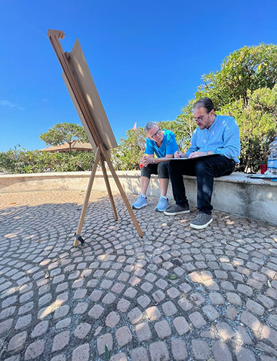 Watercolor Painting Classes in Tropea