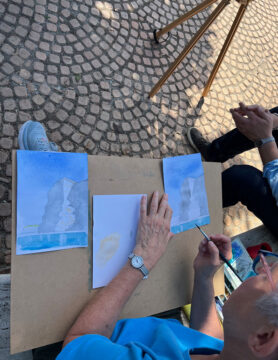 Watercolor Painting Classes in Tropea