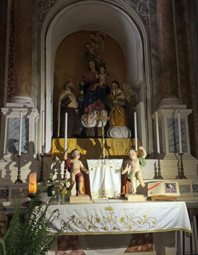 The church where the grandfather was baptized