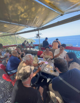 family reunite in Scilla for thhe first time