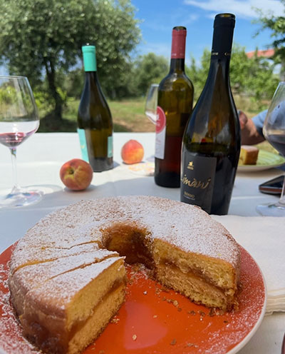 Cooking traditional Calabrian dishes during class in Tropea