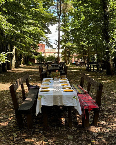 Picnic at Monte Poro overlooking the Calabrian countryside