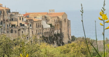 Tropea historic centre with sea view