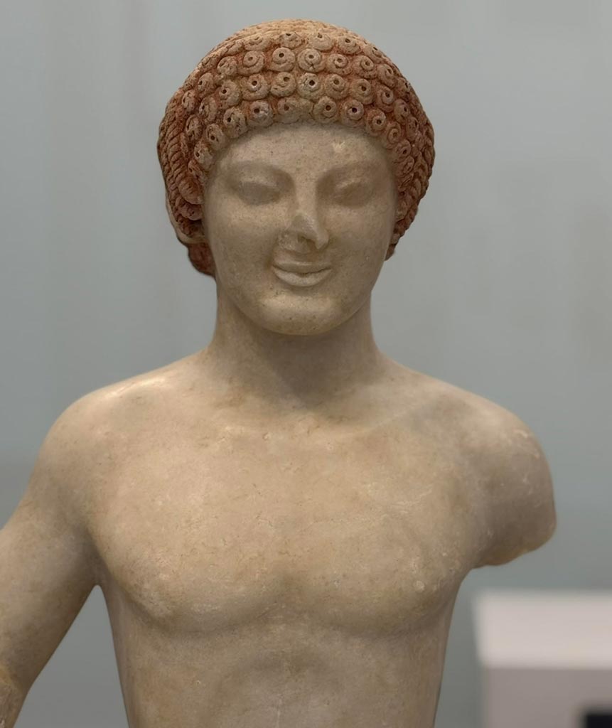 Ancient statue displayed at the National Archaeological Museum of Reggio Calabria